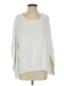 Miracle 100% Cotton Solid White Pullover Sweater Size S - photo 1