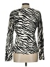 Stephanie Rogers 100% Acrylic Animal Print Ivory Pullover Sweater Size L - photo 2
