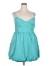 Express Solid Teal Casual Dress Size XL - photo 1