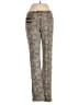 Hale Bob Animal Print Gold Casual Pants Size S - photo 1
