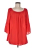 Violet & Claire Red 3/4 Sleeve Blouse Size M - photo 1