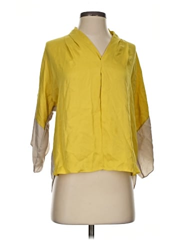 Elie Tahari 3/4 Sleeve Silk Top (view 1)
