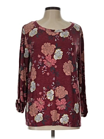 Ann Taylor LOFT Outlet 3/4 Sleeve T-Shirt (view 1)