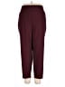 Nine West Solid Burgundy Casual Pants Size 1X - photo 1
