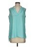 Vince Camuto Teal Sleeveless Blouse Size S - photo 1