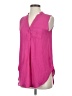 Tea n Rose 100% Polyester Pink Sleeveless Blouse Size S - photo 1