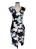 Bar III Graphic Blue Cocktail Dress Size S - photo 1