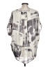 BCBGMAXAZRIA Tie-dye Gray Sleeveless Blouse Size L - photo 2