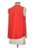 J.Crew 100% Polyester Red Orange Sleeveless Blouse Size S - photo 2
