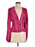 WAYF 100% Polyester Pink Long Sleeve Blouse Size M - photo 1
