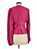 WAYF 100% Polyester Pink Long Sleeve Blouse Size M - photo 2