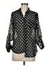 Atmosphere Polka Dots Black 3/4 Sleeve Blouse Size 6 - photo 1
