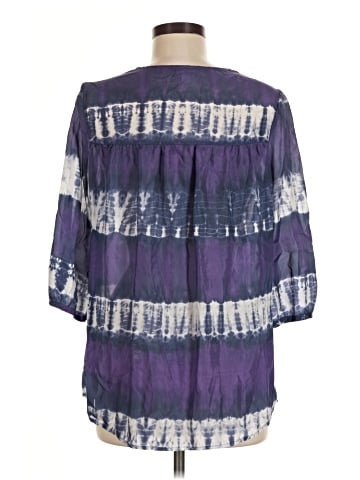 Calypso St. Barth For Target 3/4 Sleeve Silk Top (view 2)