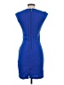H&M Solid Blue Cocktail Dress Size 4 - photo 2