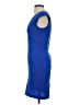 H&M Solid Blue Cocktail Dress Size 4 - photo 5