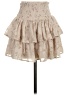 Altar'd State 100% Polyester Stars Ivory Casual Skirt Size XS - photo 2