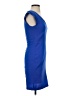 H&M Solid Blue Cocktail Dress Size 4 - photo 4