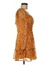 Mi ami 100% Polyester Paisley Orange Casual Dress Size M - photo 4