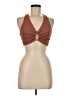Listicle Brown Sleeveless Top Size M - photo 1