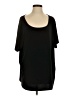 Apostrophe Black Short Sleeve Top Size 24 - 26 - photo 1