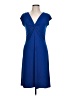 Blu Sage Solid Blue Cocktail Dress Size L - photo 1