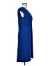 Blu Sage Solid Blue Cocktail Dress Size L - photo 4