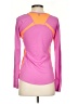 Nike 100% Polyester Pink Long Sleeve Top Size S - photo 2