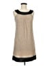 En Focus Studio Metallic Tan Cocktail Dress Size 6 (petite) - photo 1
