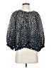 The Great. 100% Cotton Blue 3/4 Sleeve Blouse Size (2) - photo 1