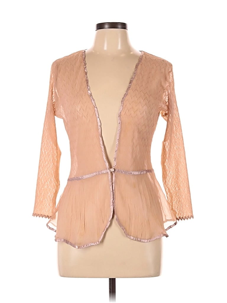 Pre-owned Komarov Kimono In Tan