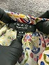 Grace 100% Polyester Print Orange Long Sleeve Blouse Size M - photo 7