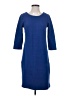 Ganni Chevron-herringbone Blue Casual Dress Size XS (0) - photo 1