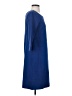 Ganni Chevron-herringbone Blue Casual Dress Size XS (0) - photo 4