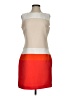 Sharagano Color Block Orange Cocktail Dress Size 4 - photo 1