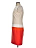 Sharagano Color Block Orange Cocktail Dress Size 4 - photo 5