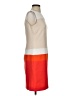 Sharagano Color Block Orange Cocktail Dress Size 4 - photo 4