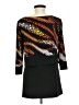 Eva Varro Black 3/4 Sleeve Blouse Size M - photo 2