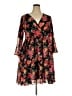 Torrid Floral Black Casual Dress Size 2X Plus (2) - photo 1
