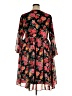 Torrid Floral Black Casual Dress Size 2X Plus (2) - photo 2
