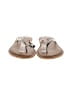 Amazon Essentials Silver Flip Flops Size 6 - photo 2