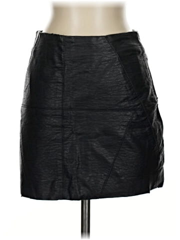 Divided by H&M Faux Leather Skirt (view 1)