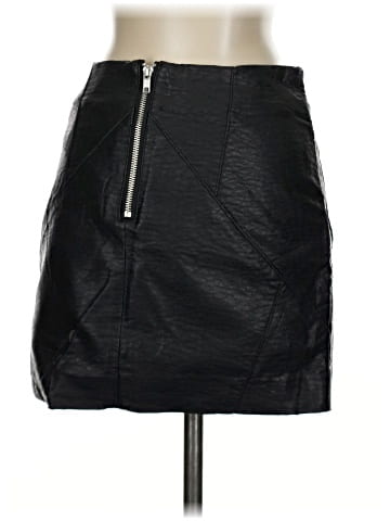 Divided by H&M Faux Leather Skirt (view 2)