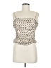 Ann Taylor LOFT 100% Polyester Ivory Sleeveless Top Size 8 - photo 1