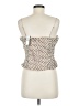 Ann Taylor LOFT 100% Polyester Ivory Sleeveless Top Size 8 - photo 2