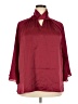 IMAN Burgundy 3/4 Sleeve Blouse Size 2X - photo 1