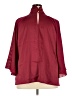 IMAN Burgundy 3/4 Sleeve Blouse Size 2X - photo 2