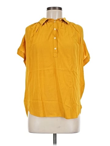 Madewell Central Drapey Popover Shirt (view 1)