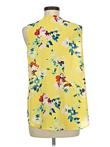 Rose + Olive Sleeveless Blouse (view 2)