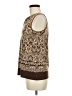 Axcess Brown Sleeveless Blouse Size M - photo 5