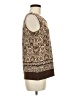 Axcess Brown Sleeveless Blouse Size M - photo 4